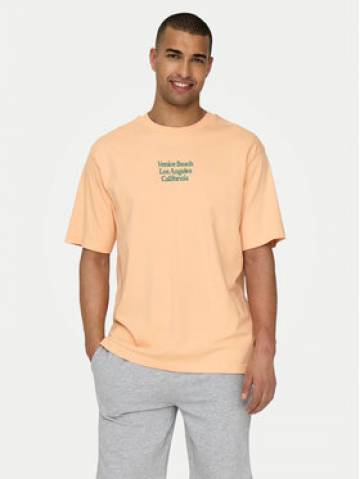 Only & Sons Футболка Kenny 22028736 Рожевий Relaxed Fit Only & Sons Футболка Kenny 22028736 Рожевий Relaxed Fit