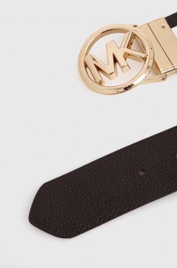 Двухсторонний кожаный ремень MICHAEL Michael Kors женский цвет коричневый Двухсторонний кожаный ремень MICHAEL Michael Kors женский цвет коричневый