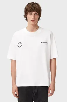 Мужская белая футболка KINDRED Белый M AllSaints M042PD