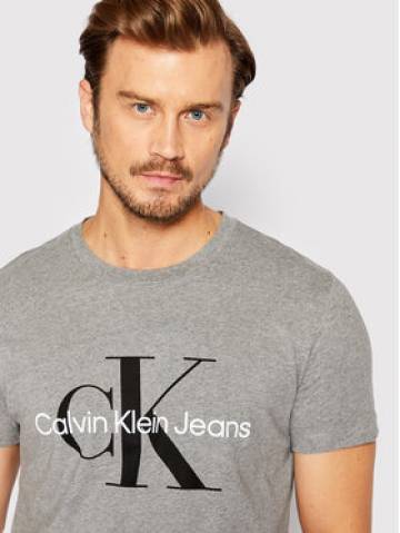 Calvin Klein Jeans Футболка J30J320935 Сірий Slim Fit Calvin Klein Jeans Футболка J30J320935 Сірий Slim Fit