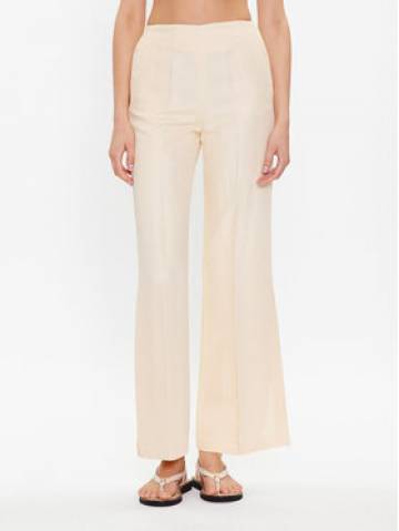 TWINSET Штани з тканини 231TT2776 Écru Regular Fit TWINSET Штани з тканини 231TT2776 Écru Regular Fit
