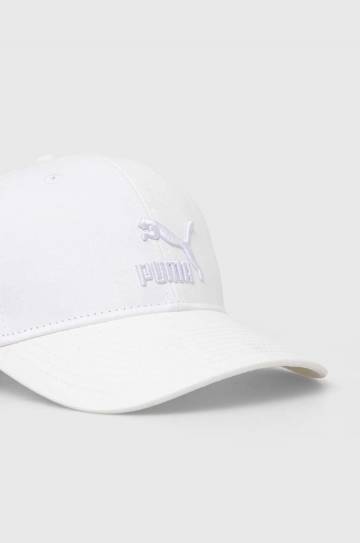 Хлопковая кепка Puma цвет чёрный с аппликацией 022554 Хлопковая кепка Puma цвет чёрный с аппликацией 022554