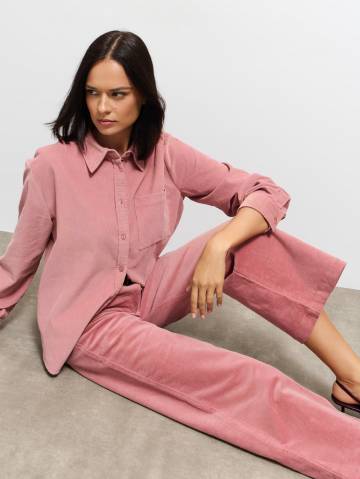 Mohito - Вельветові штани - пастельний рожевий - 34