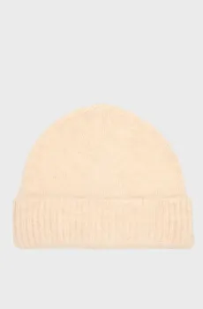 Женская бежевая шерстяная шапка FLUFFY ALPACA BEANIE Бежевый ONESIZE Gant 4910057