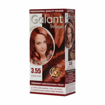 Крем-краска для волос Galant Image Permanent Hair Colouring Cream 3.55 Медный тициан, 115 мл Крем-краска для волос Galant Image Permanent Hair Colouring Cream 3.55 Медный тициан, 115 мл
