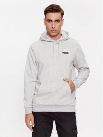 Puma Світшот Ess+ 2 Col Small Logo 674471 Сірий Regular Fit Puma Світшот Ess+ 2 Col Small Logo 674471 Сірий Regular Fit