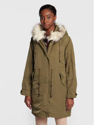 Guess Куртка парка Lena W2BL32 WEWG0 Зелений Regular Fit Guess Куртка парка Lena W2BL32 WEWG0 Зелений Regular Fit