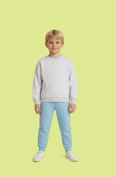 Базова светшортка з круглим вирізом - сірий