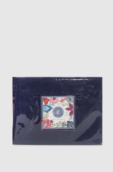 Синий набор из скатерти и салфеток TIZIANO из льна