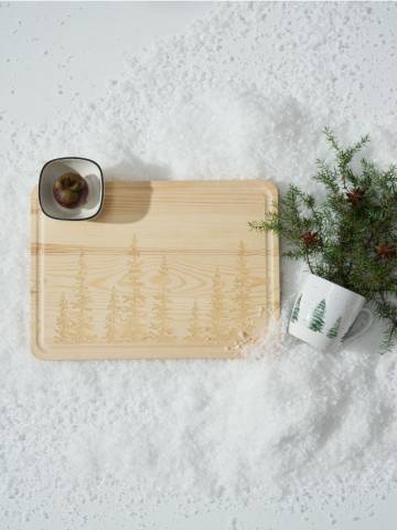 Таця сервірувальна - бежевий