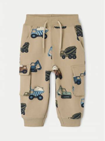 NAME IT Спортивні штани 13233670 Бежевий Regular Fit