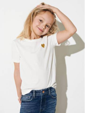 Kids ONLY Футболка Kita 15266481 Білий Regular Fit Kids ONLY Футболка Kita 15266481 Білий Regular Fit