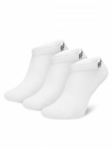 Reebok Набір 3 пар низьких шкарпеток unisex R0356-SS24 (3-pack) Білий Reebok Набір 3 пар низьких шкарпеток unisex R0356-SS24 (3-pack) Білий