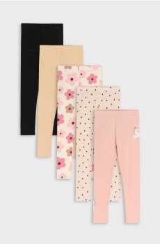 Легінси, 5 пар - різнобарвний