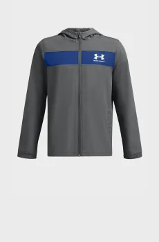 Детская серая ветровка UA Sportstyle Windbreaker Серый 8 Under Armour 1370183-025