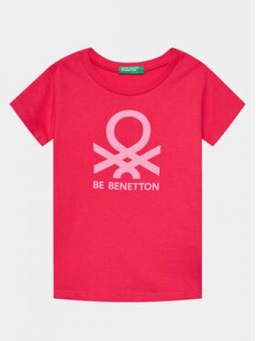 United Colors Of Benetton Футболка 3096G10D7 Рожевий Regular Fit United Colors Of Benetton Футболка 3096G10D7 Рожевий Regular Fit