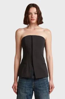 Женский черный топ Strapless Черный S G-Star RAW D27755,E068