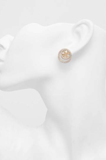 Позолоченные серьги Tory Burch Позолоченные серьги Tory Burch