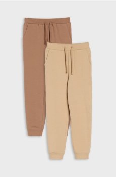 Трикотажні штани, 2 пари - кавовий