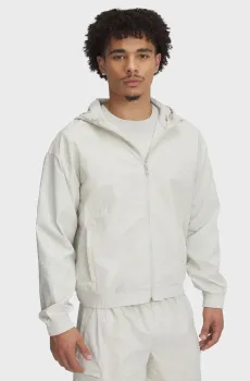 Мужская белая ветровка Curry Woven Jacket Белый L Under Armour 1390353-110