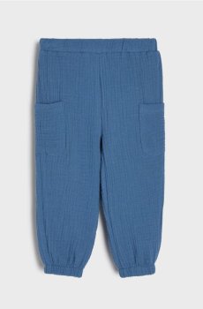 Бавовняні муслінові штани - light blue