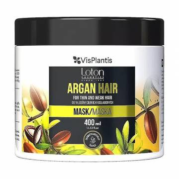 Маска для волос Loton Cosmetics Argan Hair Mask с аргановым маслом, 400 мл Маска для волос Loton Cosmetics Argan Hair Mask с аргановым маслом, 400 мл