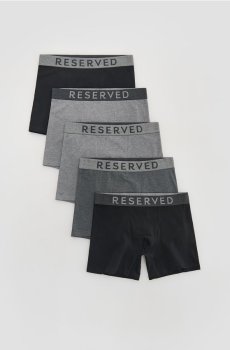 Reserved - Боксери Long, 5 штук - темно-сірий - 006ES-90X