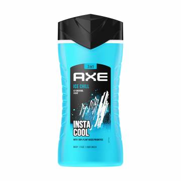 Мужской гель для душа 3 в 1 Axe Ice Chill Scent Insta Cool, 250 мл Мужской гель для душа 3 в 1 Axe Ice Chill Scent Insta Cool, 250 мл