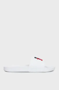 Женские белые слайдеры TH ESSENTIAL SLIDE Белый 40 Tommy Hilfiger FW0FW06833