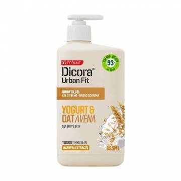 Крем для душа Dicora Urban Fit Протеиновый йогурт и овес, 825 мл Крем для душа Dicora Urban Fit Протеиновый йогурт и овес, 825 мл
