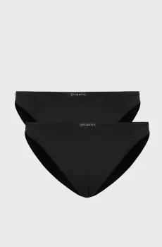 Мужские черные брифы (2 шт) Черный XL Atlantic 2BMP-014