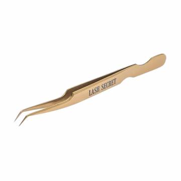Пинцет Lash Secret мини L, золото, 1 шт (m000192) Пинцет Lash Secret мини L, золото, 1 шт (m000192)