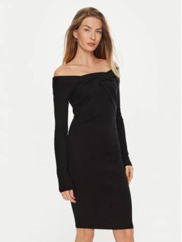 Guess Коктейльна сукня Milana W4BK26 Z2V42 Чорний Slim Fit Guess Коктейльна сукня Milana W4BK26 Z2V42 Чорний Slim Fit