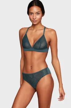 Женский зеленый бюстгальтер с мягкой чашкой REESE Зеленый 80B Etam 6504713