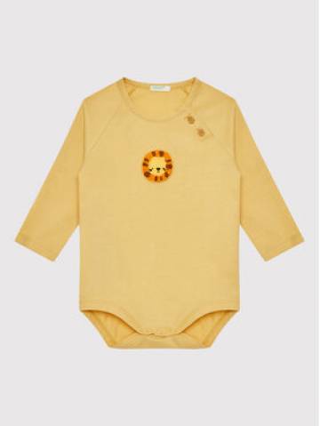 United Colors Of Benetton Дитяче боді 3ATNAB007 Жовтий Regular Fit United Colors Of Benetton Дитяче боді 3ATNAB007 Жовтий Regular Fit