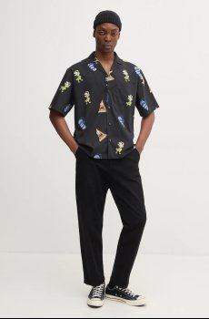 Хлопковая рубашка Hugo Blue