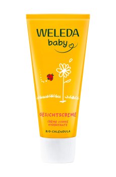 Детский крем для лица Weleda Baby Face Cream Календула, 50 мл