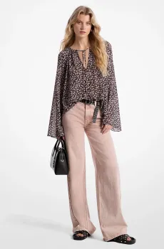 Женские розовые джинсы RELAXED Розовый 38 Michael Kors MS590654LN