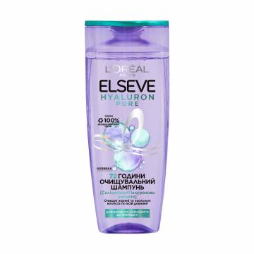 Очищающий шампунь LOreal Paris Elseve Hyaluron Pure для волос, склонных к жирности, 250 мл Очищающий шампунь LOreal Paris Elseve Hyaluron Pure для волос, склонных к жирности, 250 мл