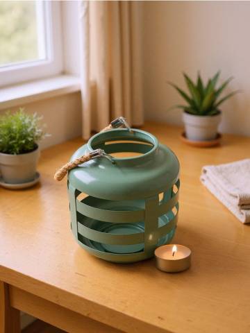 Металевий ліхтар - зелений