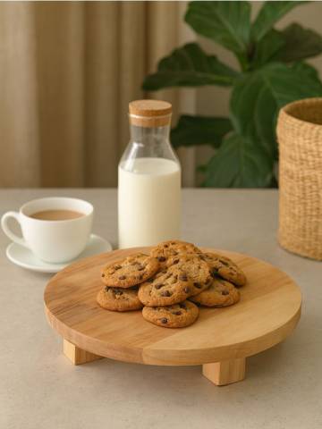 Таця сервірувальна - бежевий