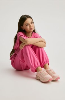 Reserved - Штани bombacho - фуксія - 072KW-43X