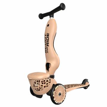 Самокат-біговел Scoot & Ride Highwaykick 1 Lifestyle леопардовий (SR-210621-LEOPARD) Самокат-біговел Scoot & Ride Highwaykick 1 Lifestyle леопардовий (SR-210621-LEOPARD)