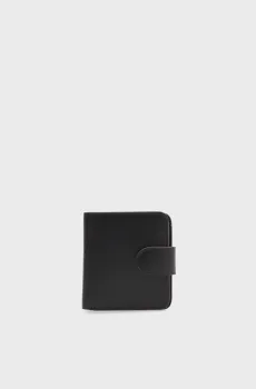 Женский черный кожаный кошелек BILLFOLD Черный ONESIZE Calvin Klein LV04F1109G