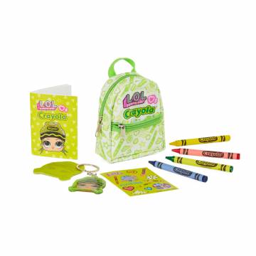Набір для творчості Crayola Міні-рюкзак зелений (35054-A) Набір для творчості Crayola Міні-рюкзак зелений (35054-A)
