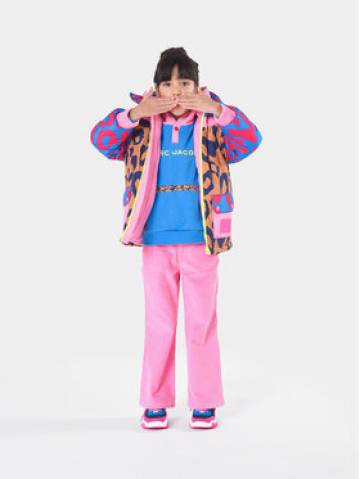 Marc Jacobs Штани з тканини W14333 Рожевий Flare Fit Marc Jacobs Штани з тканини W14333 Рожевий Flare Fit