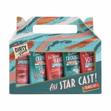 Подарочный набор для тела Dirty Works All Star Cast Travel Set, 5 предметов Подарочный набор для тела Dirty Works All Star Cast Travel Set, 5 предметов