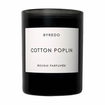 Парфюмированная свечка Byredo Cotton Poplin Scented Candle унисекс, 240 г Парфюмированная свечка Byredo Cotton Poplin Scented Candle унисекс, 240 г