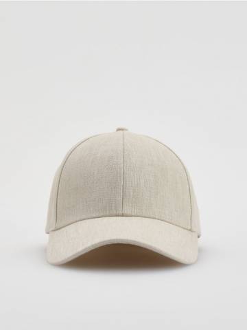 Reserved - MEN`S PEAKED CAP - бежевий - 057CR-08X Reserved - MEN`S PEAKED CAP - бежевий - 057CR-08X