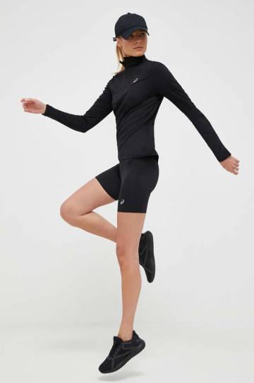 Шорты для бега Asics Core Sprinter цвет чёрный однотонные высокая посадка Шорты для бега Asics Core Sprinter цвет чёрный однотонные высокая посадка